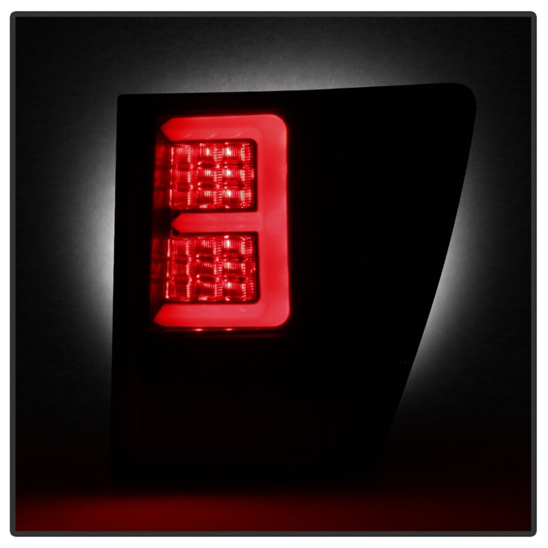 Spyder 07-10 Jeep Grand Cherokee Light Bar LED Tail Lights - Black Smoke ALT-YD-JGC07V2-LB-BSM SPYDER