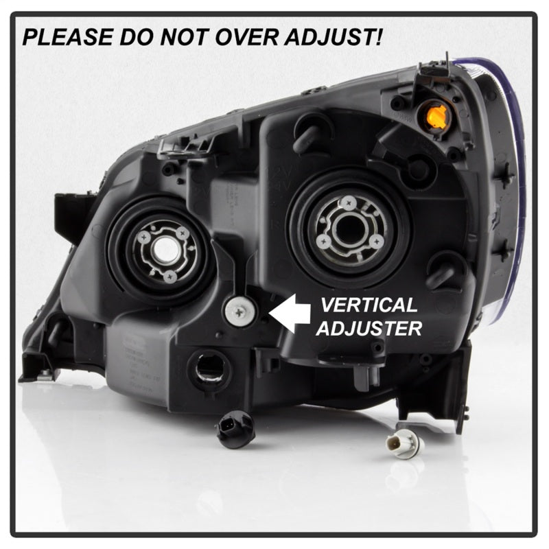 xTune 08-10 Honda Odyssey OEM Style Headlights - Black (HD-JH-HODY08-OE-BK) SPYDER