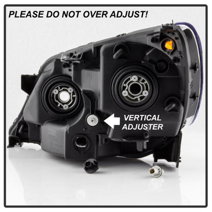 xTune 08-10 Honda Odyssey OEM Style Headlights - Black (HD-JH-HODY08-OE-BK) SPYDER