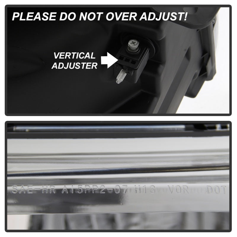 xTune 07-14 Ford Expedition OEM Style Headlights -Chrome (HD-JH-FE07-AM-C) SPYDER