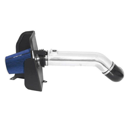 Spectre 09-12 GM Truck V8-4.8/5.3/6.0L F/I Air Intake Kit - Polished w/Blue Filter