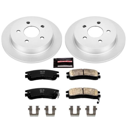 Power Stop 04-05 Buick Century Rear Z17 Evolution Geomet Coated Brake Kit PowerStop