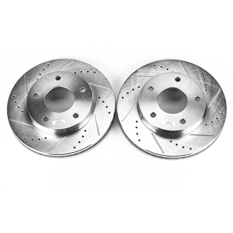 Power Stop 79-85 Buick Riviera Front or Rear Evolution Drilled & Slotted Rotors - Pair PowerStop