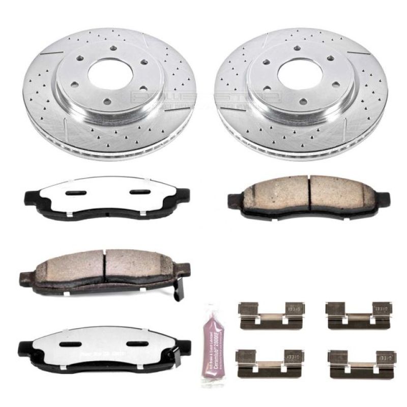 Power Stop 05-07 Infiniti QX56 Front Z36 Truck & Tow Brake Kit PowerStop