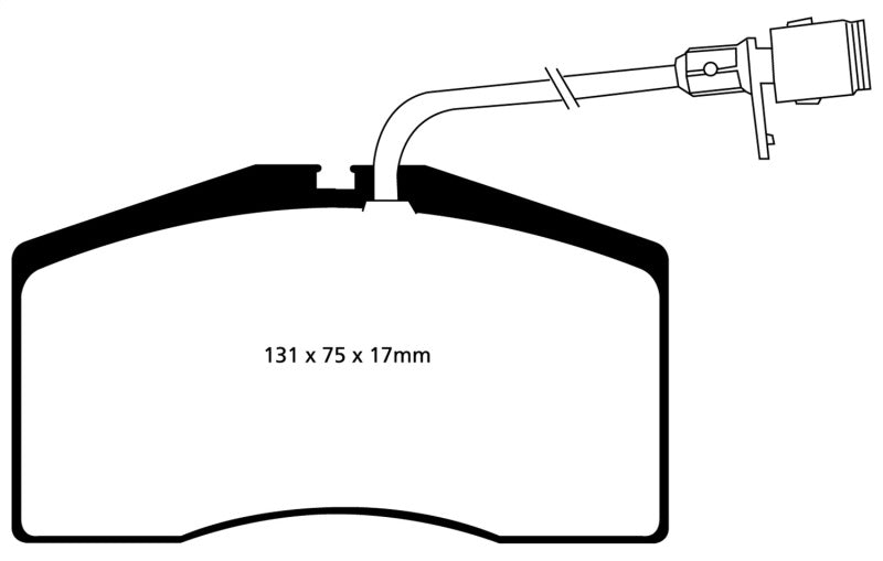 EBC RedStuff Front Brake Pads - DP31327C EBC