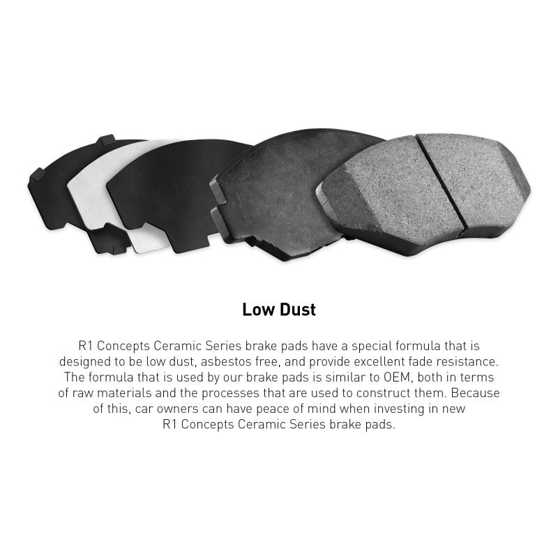 R1 98-99 Ford Contour Front Ceramic Brake Pads
