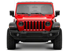 Load image into Gallery viewer, Raxiom 18-23 Jeep Wrangler JL Axial Series 9-In LED Angel Eye Headlights- Blk Housing (Clear Lens)