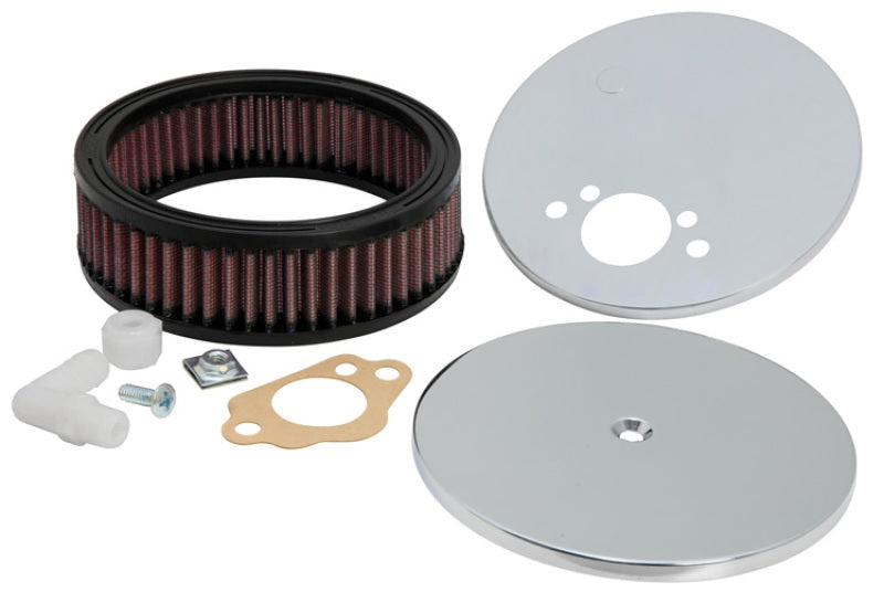 K&N Custom Round Racing Assembly Red 5.875in OD x1.313in ID x 1.813in Height K&N Engineering