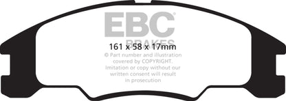 EBC Ultimax2 Front Brake Pads - UD1339 EBC