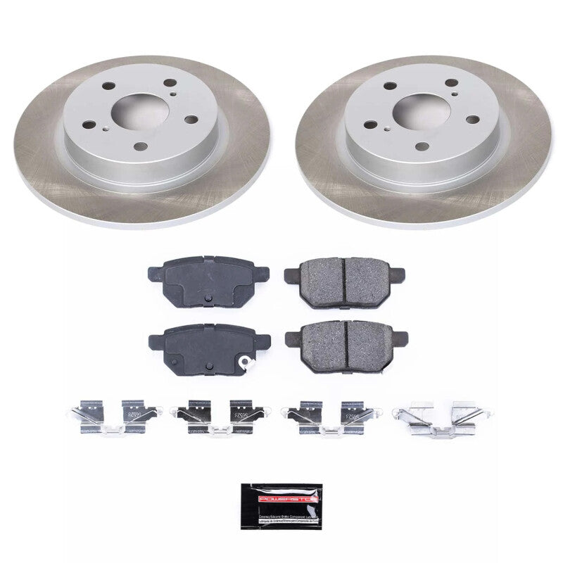Power Stop 11-16 Scion tC Rear Semi-Coated Rotor Kit PowerStop