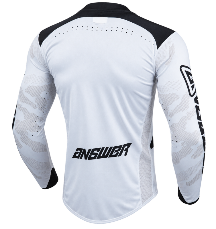 Answer  Elite Camo Jersey Black/White Youth - Medium