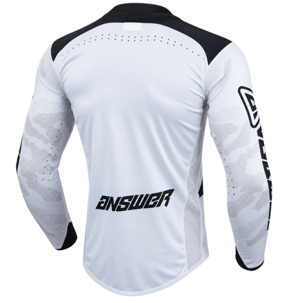 Answer  Elite Camo Jersey Black/White Youth - Medium