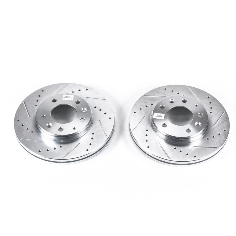 Power Stop 03-05 Mazda 6 Front Evolution Drilled & Slotted Rotors - Pair PowerStop