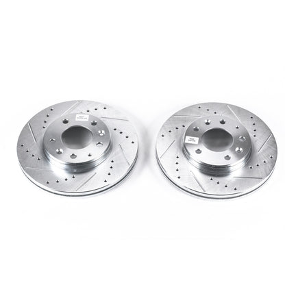 Power Stop 03-05 Mazda 6 Front Evolution Drilled & Slotted Rotors - Pair PowerStop