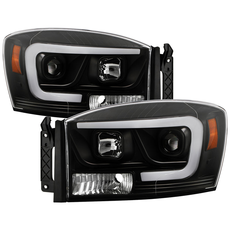 Spyder 06-08 Dodge Ram 1500 LED Headlights - Black PRO-YD-DR06PL-BK SPYDER