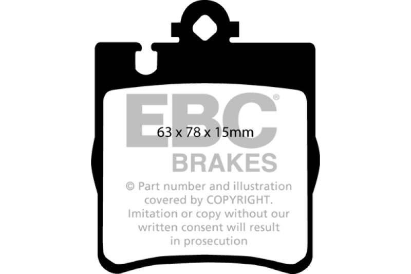 EBC Ultimax2 Rear Brake Pads - UD876 EBC