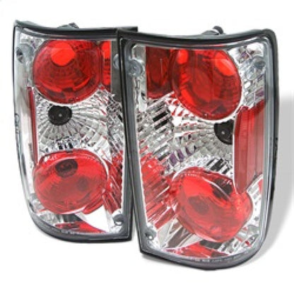 Spyder Toyota Pick Up 89-95 Euro Style Tail Lights Chrome ALT-YD-TP89-C SPYDER