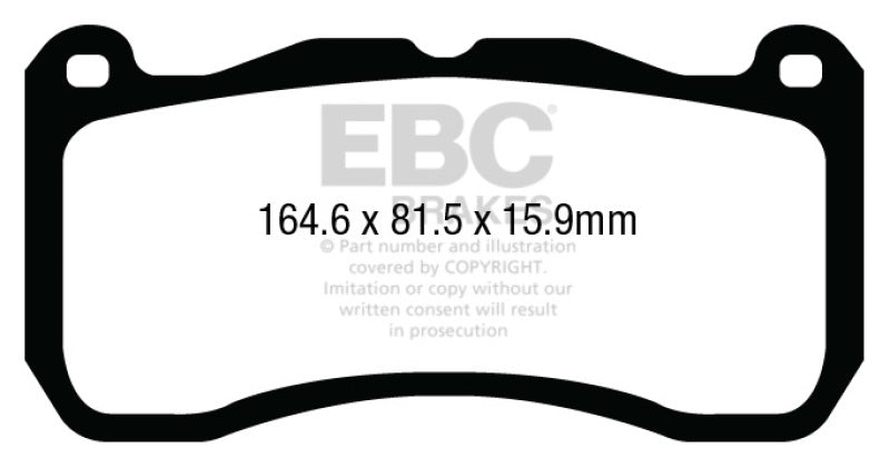 EBC YellowStuff Front Brake Pads - DP43013R