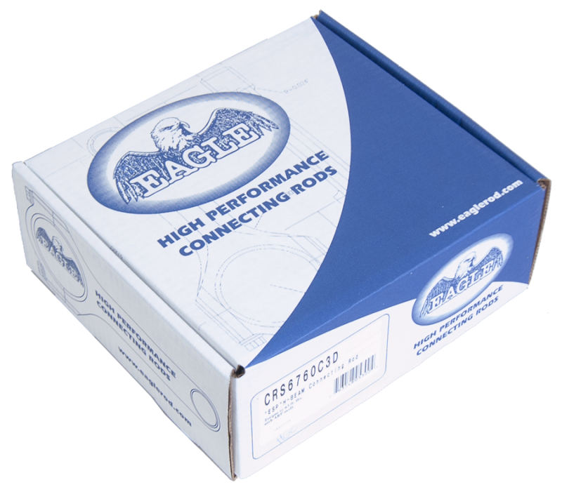 Eagle Chrysler Rb 1.094in Pin Forged 4340 Steel H-Beam Rods - Set of 8