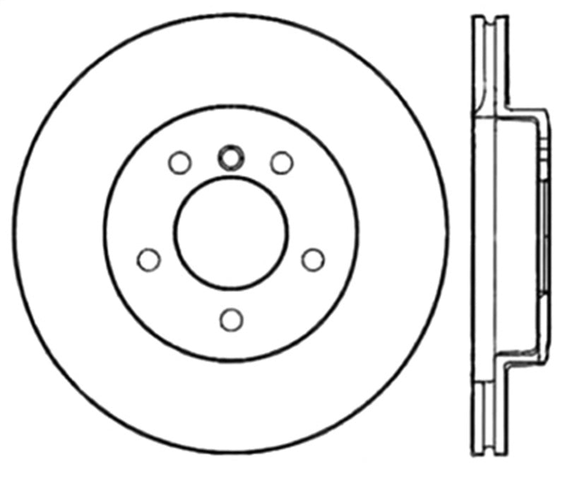 StopTech 99-05 BMW 3-Series Drilled Left Front Rotor Stoptech