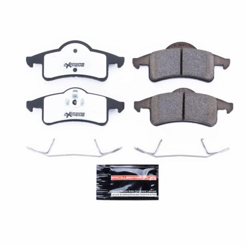 Power Stop 99-04 Jeep Grand Cherokee Rear Z26 Extreme Street Brake Pads w/Hardware PowerStop