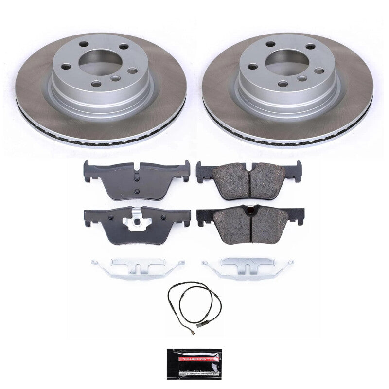 Power Stop 2014 BMW 428i xDrive Rear Semi-Coated Rotor Kit PowerStop
