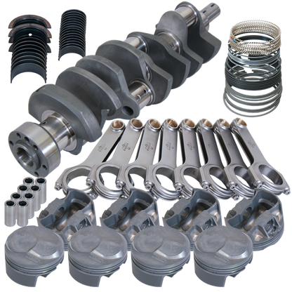 Eagle Chevy Tall 454 1Pc 4.250in Crank 6.800in H-Beam 43cc Dome 4.280in Pistons Rotating Assembly