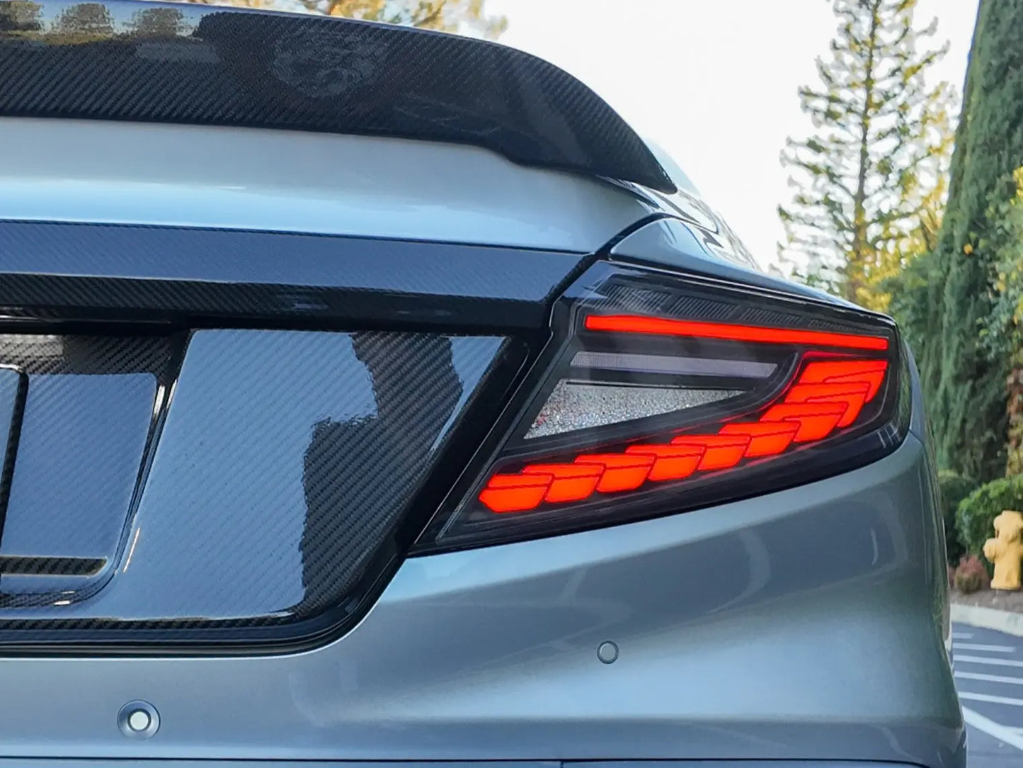 OLM Phantom-Spec LED Taillights Clear Red for 2022-2026 Subaru WRX - OLME.47005.1-CR
