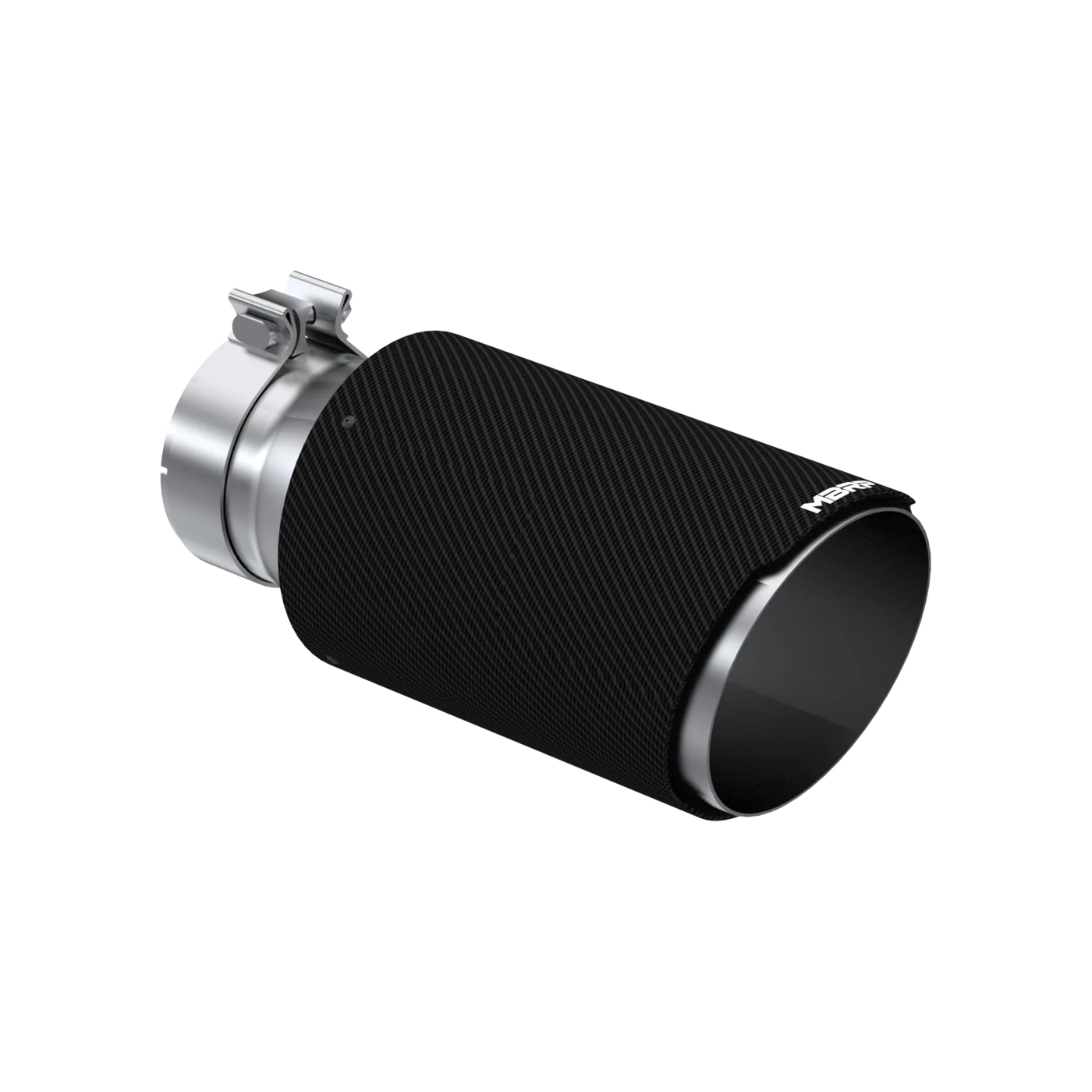 MBRP 4-Inch Inlet Carbon Fiber Exhaust Tip | Dual Wall | Angle Cut | 6-Inch Outlet | T5072CF