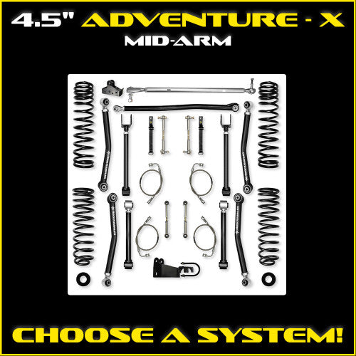 Rock Krawler 07-18 Jeep Wrangler JKU 4DR 4.5in Adventure X System