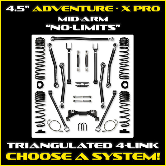 Rock Krawler 2019+ Jeep Wrangler JT 4.5in Pro-X Kit