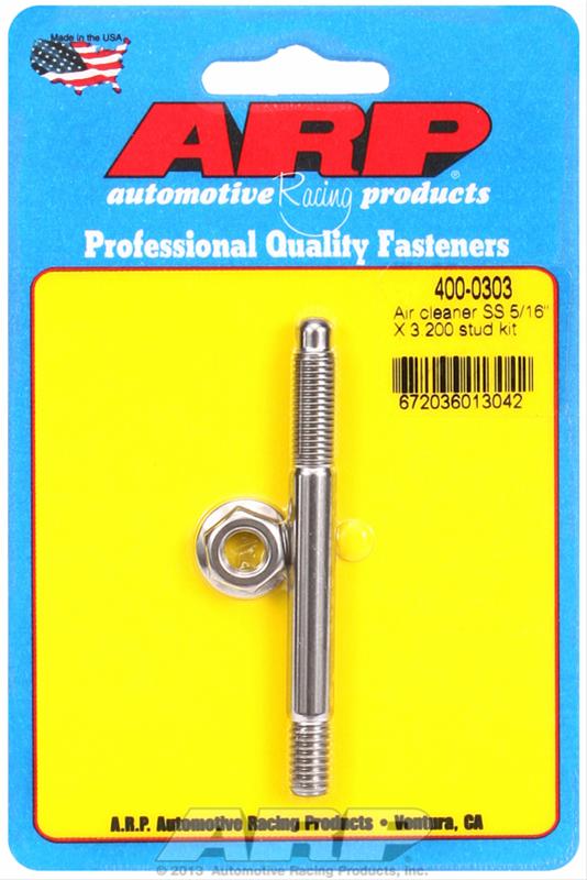 ARP 5/16 x 3.200 SS Air Cleaner Stud Kit