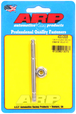 ARP 1/4 x 3.200 SS Air Cleaner Stud Kit ARP