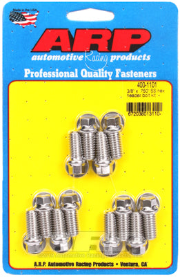 ARP 3/8 x .750 SS Hex Header Bolt Kit ARP