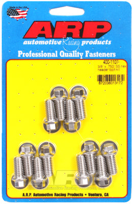ARP 3/8 x .750 SS Hex Header Bolt Kit ARP