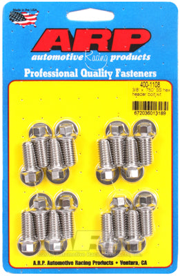 ARP 3/8 x .750 SS Hex Header Bolt Kit ARP
