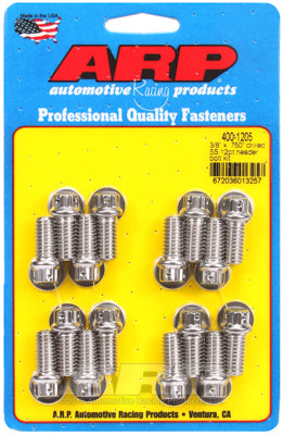ARP 3/8 x .750 Drilled SS 12pt Header Bolt Kit ARP