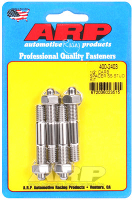 ARP 1/2in Spacer SS Carburetor Stud Kit ARP