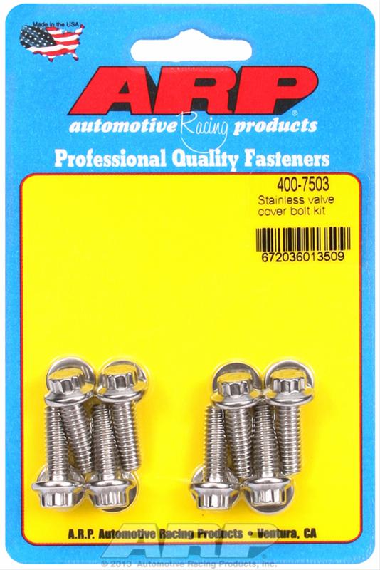 ARP Cast Aluminum Valve Cover 1/4in 12pt  Bolt Kit