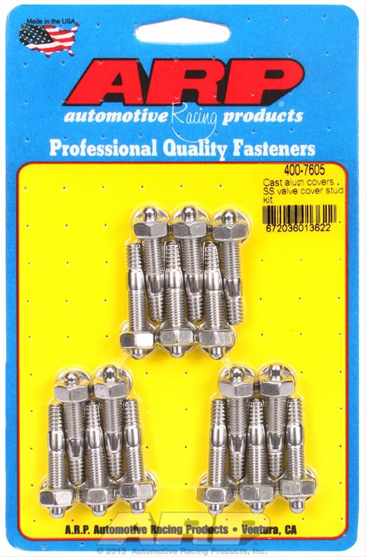 ARP Cast Aluminum Covers SS Valve Cover Stud Kit