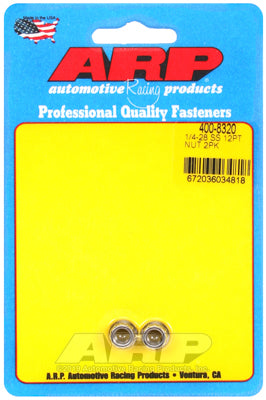 ARP 1/4-28 SS 12pt Nut Kit ARP