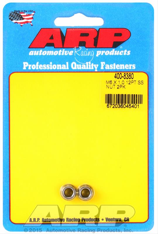 ARP M12 x 1.75 SS 12pt Nut Kit (Set of 2)