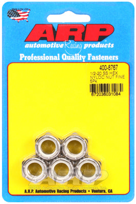 ARP 1/2-20 SS Fine Nyloc Hex Nut Kit ARP