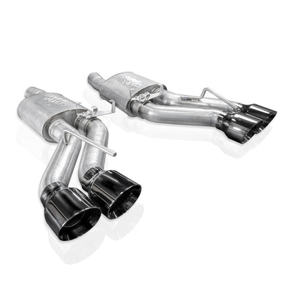Stainless Works 22-25 Cadillac CT5-V Blackwing Axleback Exhaust - Black Chrome Tips