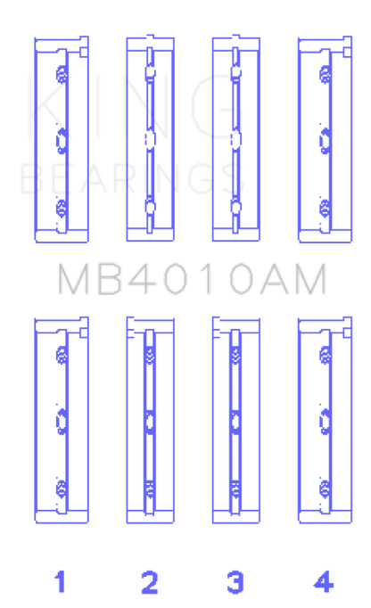 King Engine  Isuzu Bearings Set