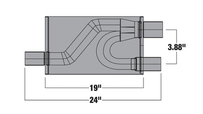 Borla Universal Muffler Part  400499