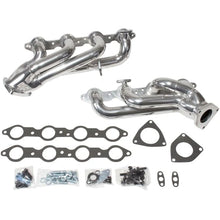 Load image into Gallery viewer, BBK Chevrolet GM Truck SUV 4.8 5.3 1-3/4 Shorty Exhaust Headers Polished Silver Ceramic 99-13