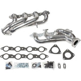 BBK Chevrolet GM Truck SUV 4.8 5.3 1-3/4 Shorty Exhaust Headers Polished Silver Ceramic 99-13