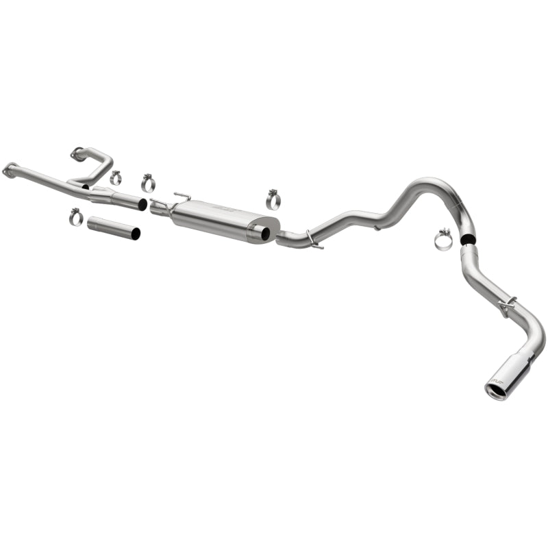 MagnaFlow 22+ Toyota Tundra Street Series 3in Single Straight Driver Side Rear Cat-Back Exhaust Magnaflow