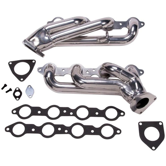 BBK Chevrolet GM Truck SUV 6.0 1-3/4 Shorty Exhaust Headers Polished Silver Ceramic 99-13 BBK